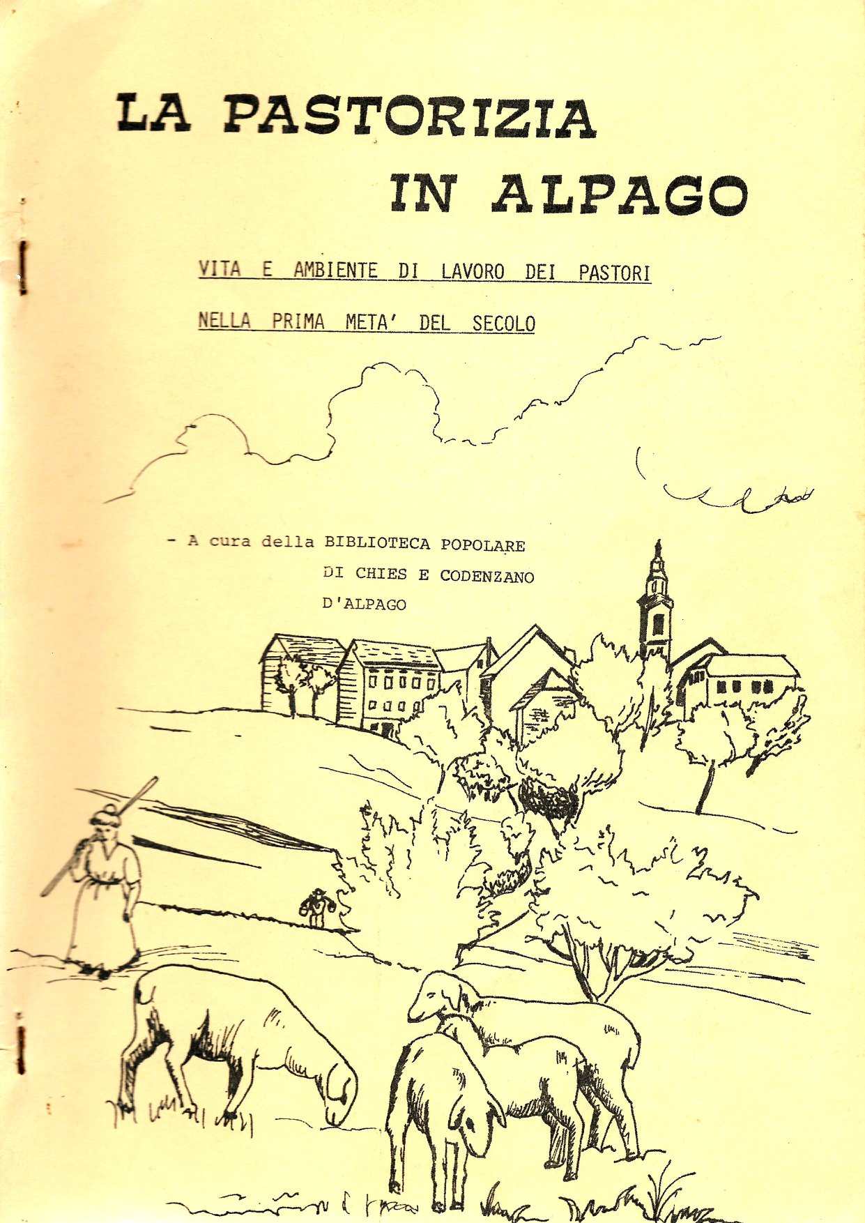 Copertina di Pastorizia in Alpago (La)